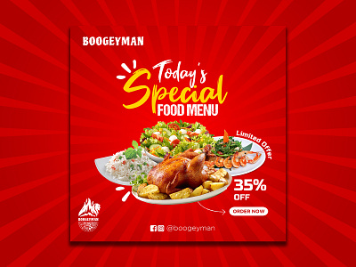 Food Social Media Post Design ads ads design banner banner header facebook ad facebook post design fast food food branding food menu instagram post instagram stories menu promotional ads restaurant restaurant banner social media social media banner social media design social media template web banner