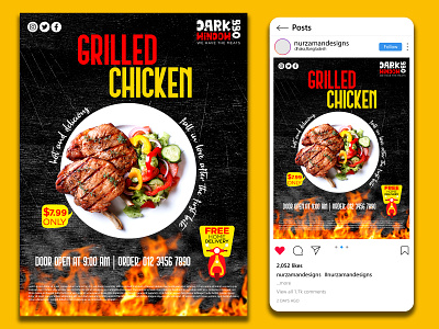 Food Social Media Post Design