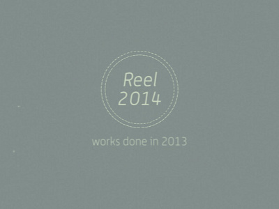 Reel 2014 graphic motion reel