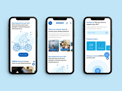 Health UX/UI Concept branding health health care illustrated ui mobile design webdesign