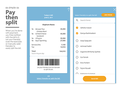 Pay then Split with Coins