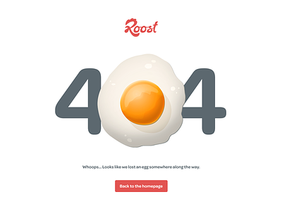 Roost 404 404 breakfast egg mike roost sattler web website yolk