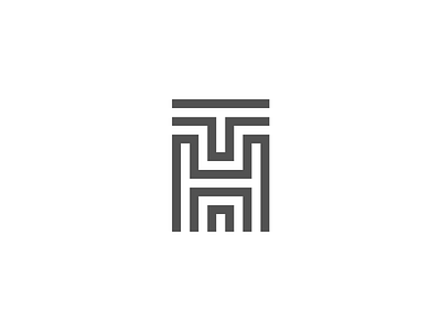 T+H Monogram branding h identity logo mark monogram symbol t type