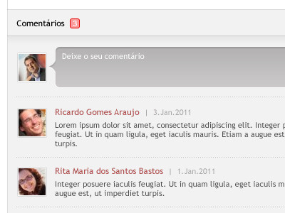 Intranet Comments comments intranet sharepoint ui