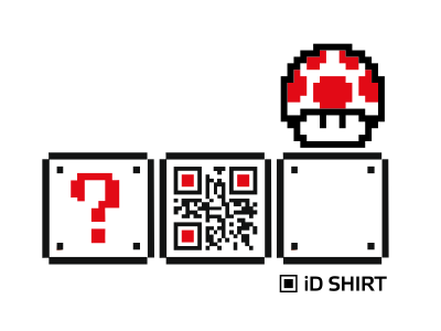Mario QR Power by iD Shirt id shirt pixel art qr code