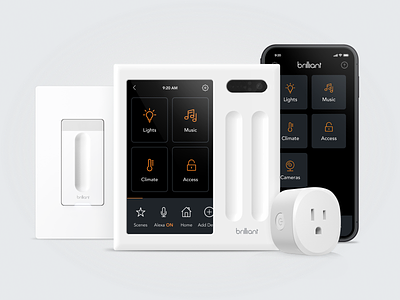 Introducing the Brilliant Smart Home System brilliant control home home automation iot lights mobile smart smart home smart lights switches ui ux uxui