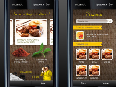 Nokia OVI Store - Chakall App UI