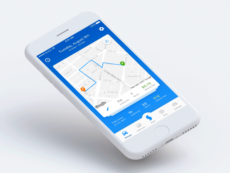 New iOS app - WIP app cards ios maps swipe ui ux