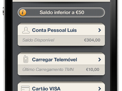 Bank App for iPhone accounts app bank iphone stacks ui