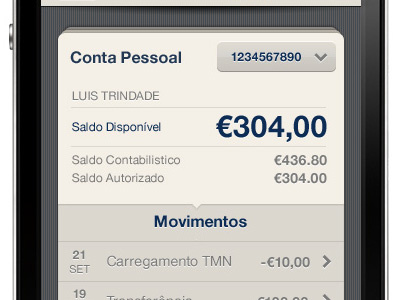 iPhone Bank App