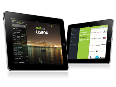 ANA Portuguese Airports - iPad airport ana flights iphone lisbon navigation portugal retina ui