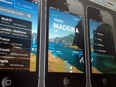 Madeira airport iphone island madeira navigation ui