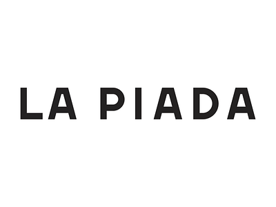 La Piada - WIP brand identity branding font handmade font lettering logotype restaurant type typography