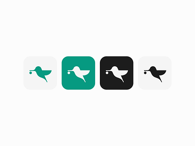 Hummingbird - Logo app icon app logo bird bird logo branding design logo mark symbol