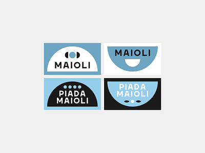 Piada Maioli - Rebranding brand identity branding design font lettering lock up lockup logotype restaurant social stickers symbol type typography