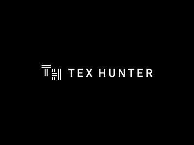 Tex Hunter - Logo brand identity branding design fabric logo recruitment agency textile