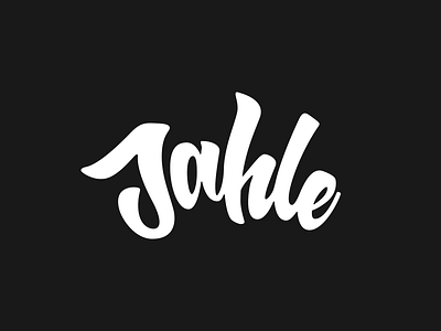Jahle - Logotype handmade lettering lettering logotype