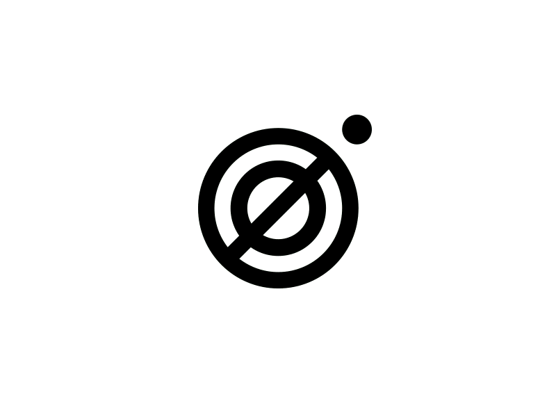 FI360 - Branding black and white branding logo mark