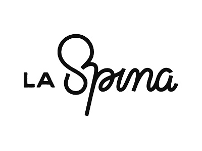 La Spina - Final Version black and white font handmade lettering logo type typography