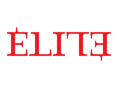 Élite - Ambigram