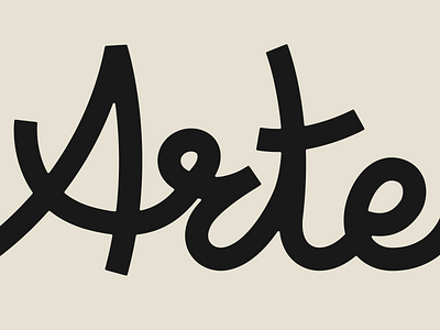 Arte - WIP design font hand drawn handmade font lettering logotype type typography