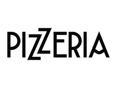 Pizzeria - WIP branding font hand drawn handmade font lettering logotype pizza pizzeria type typography