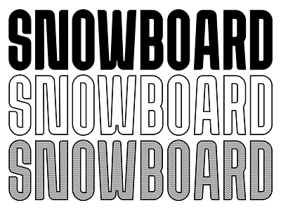 Snowboard - WIP font hand drawn handmade font lettering type typography