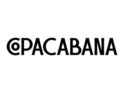 Copacabana branding font hand drawn handmade font lettering logotype restaurant type typography
