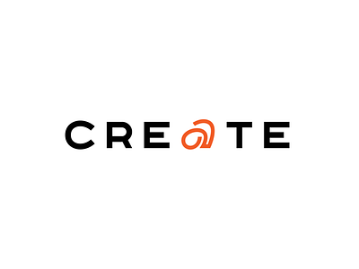 Create - Logo Proposal agency brand branding hand drawn handmade font logotype typography