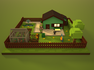 🔶 Voxel Project: The Allotment Garden