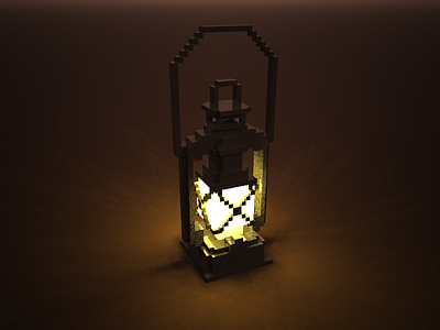 🔶 Voxel Project: The Oil Lamp
