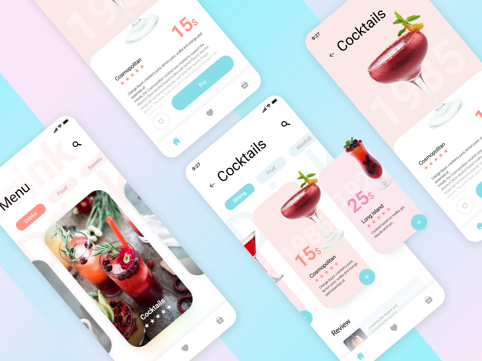 Cafe App by Irina MIT on Dribbble