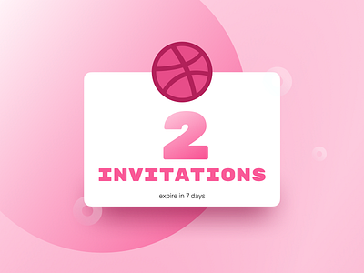 Dribbble Invitation