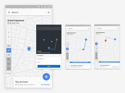 Google: Indoor map and floor direction direction indoor information map navigation