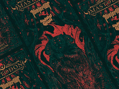 Mastodon gig poster