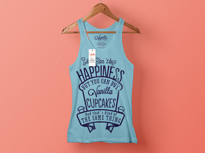 You can`t buy happiness :) candy color design graphic illustrator mockup shirt tee type vanilla