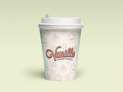 Vanilla Branding branding candy coffee design graphic icon identity logo