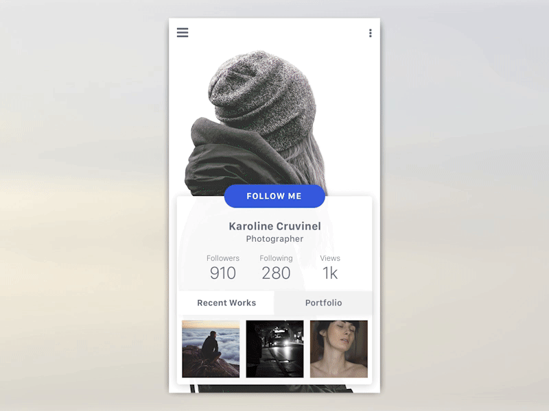 #06 | User Profile | 30 Days of UI Challenge