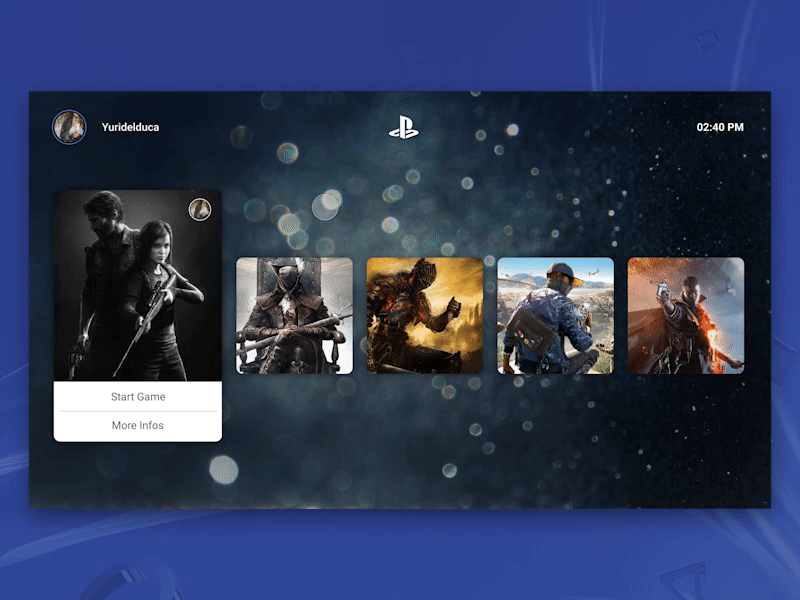 #10 | Dashboard | 30 Days of UI Challenge concept dailyui dashboard design game graphic playstation redesign ui ux web