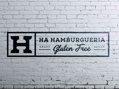 Ha Hamburgueria - Brand brand branding brasilia burger design food graphic icon logo wall