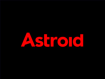 Astroid Logo brand branding color concept design graphic logo logo design type typography ui