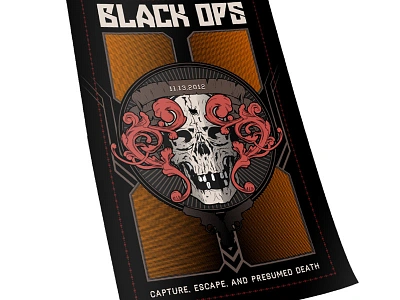 Black ops 2 blackops blackops2 callofduty design game gamer geek geeks ornaments skull type