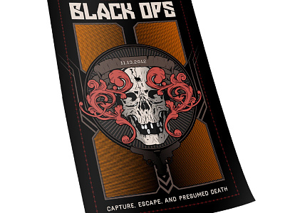Black ops 2 blackops blackops2 callofduty design game gamer geek geeks ornaments skull type