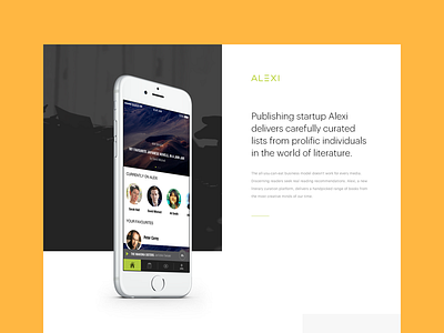 Alexi - Behance Case Study app application behance case design desktop ios responsive study ui ux website