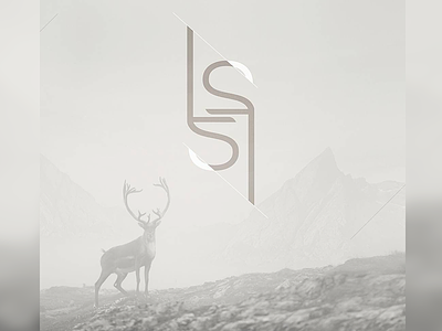 LS logo branding buck deer earth logo modern mountain nature north