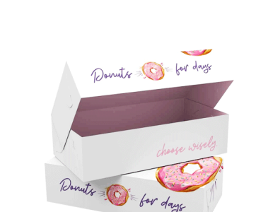 Custom Donut Boxes by Williams David on Dribbble