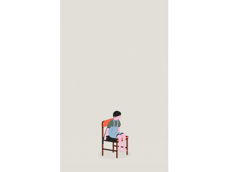 Life in Vertical - The Chair animation chair character dots gif high illustration kids motion outlines parallel studio vertical