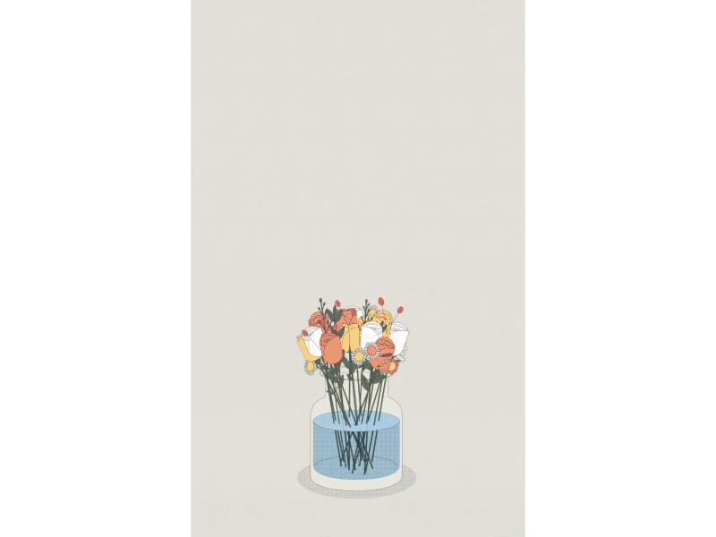 Life in Vertical - The Vase animation fleur flower grass illustration magical motion design parallel studio vase