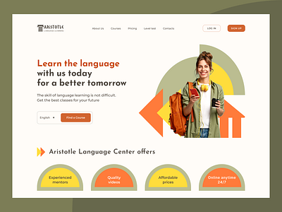 Online language school