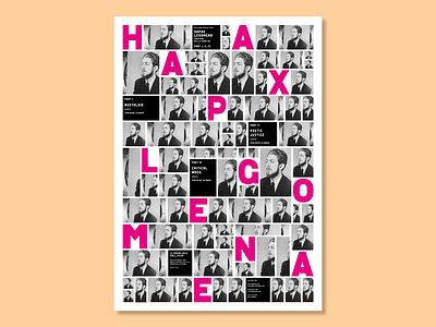 Hapax Legomena — Film Screening Poster cinema design event events film films graphic design poster typography